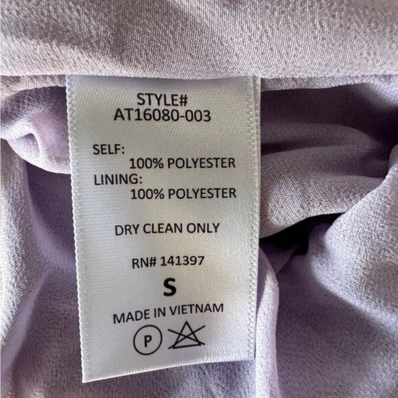 ASTR The Label Top Womens Size S Peasant Floral Smocked Chiffon Faux Wrap Blouse - Picture 8 of 8